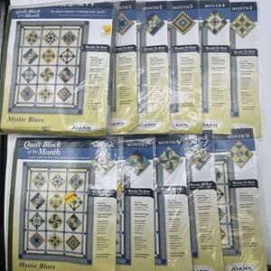 Quilt Kit Mystic Blues Block of the Month JoAnn Fabrics Missing Blocks 10 And 12